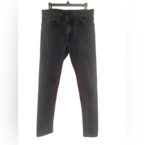 Levi's 512 Black Slim Jeans GUC 34x34 - Picture 1 of 7